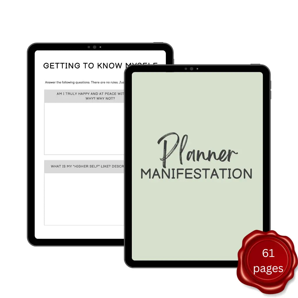 Digital Manifestation Planner